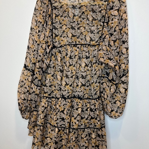 Free People Free Swinging Mini Dress Size M - Picture 4 of 9